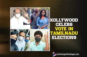 This is only a fan made page for enter. Kollywood Celebrities Cast Their Vote In Tamil Nadu Elections
