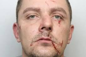Man with history of domestic violence pushed partner down the stairs before  throttling and headbutting her