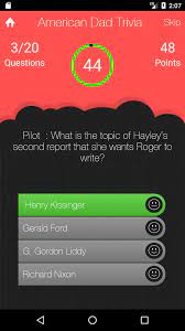 The capital of the united states is the place with that big white thing. the capital of the united states is the place with that big white thing. buzzfeed motion pictures staff keep up with the latest daily buzz with the buzzfeed daily. Unofficial American Dad Trivia Quiz Game Fan Made For Android Apk Download