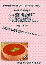 Speedy Tomato Soup Tomato Soup Ingredients Slimming World Recipes Syn Free World Recipes
