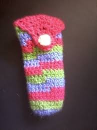 Outer knitted part begin to knit from the bottom. Crochet Pencil Case A Knit Or Crochet Pouch Crochet On Cut Out Keep