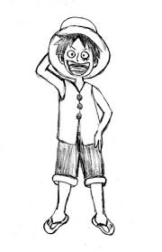 Drawing Tutorial For All Anime Fans Luffy Of One Piece Drawingmanuals Com