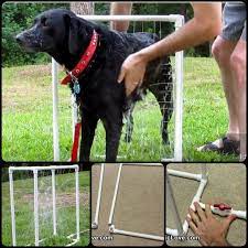 Diy Custom Dog Washer Out Of Pvc Piping Video Diy Dog Stuff Dog Wash Dog Bath