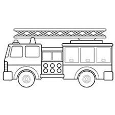 As a rule, it is red in color, with a folding ladder on the roof and with flashing lights. Ladder Truck Coloring Page Truck Coloring Pages Firetruck Coloring Page Coloring Pages