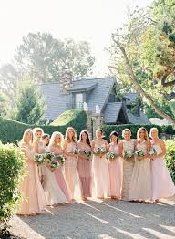 Malibu Wedding From Beth Helmstetter Steve Stein Cream Bridesmaid Dresses Mismatched Bridesmaid Dresses Wedding