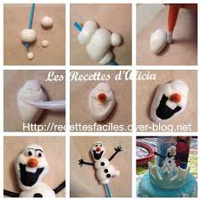 Tuto Olaf En Pate A Sucre La Reine Des Neiges Les Recettes D Alicia Pate A Sucre Decoration Reine Des Neiges Gateau Reine Des Neiges