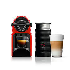 The shape of the nespresso capsule has been specially designed to ensure that the pressurised water flows evenly through the ground coffee during extraction. Inissia Ruby Red Machine With Aeroccino Bundle Nespresso Thailand