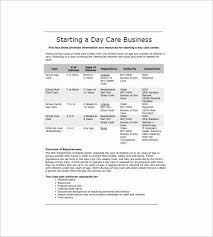 Preschool Business Plan Template Best Of Daycare Business Plan Template 14 Free Word In 2020 Daycare Business Plan Simple Business Plan Template Business Plan Template