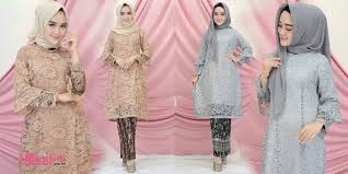 Dari kebaya sampai gaun brokat. 44 Model Tunik Brokat Modern Kekinian Terbaru Imuslim