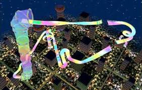 Spiral down the dizzying heights of rainbow road. Rainbow Road Mario Kart Double Dash Super Mario Wiki The Mario Encyclopedia