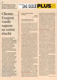 Mi pare di capire che più affidabile di un conto deposito non c'è o devo temere qualcosa se investo ora in banca sistema e poi a. Plus24 Cliente Esagon Vuole Sapere Se Corre Rischi 2020 Luglio 06