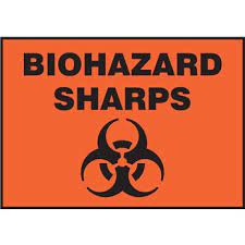 Best sellerin needle destruction & sharps containers. Safety Label Biohazard Sharps 3 5 X 5 Adhesive Vinyl Stericycle