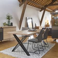 It anchors the look and sets the tone of your dining room. Elements Dining Tables With Cross Legs 100cm Wide Annie Mo S