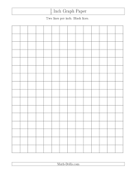 30 free printable graph paper templates word pdf, graph paper isometric engineering template photo large grid, printable graph paper free download them or print, 4 free printable isometric graph paper 14 grid paper templates pdf doc free premium templates. The 1 2 Inch Graph Paper With Black Lines A Math Worksheet From The Graph Papers Page At Math Drills Com Printable Graph Paper Graph Paper Math Drills