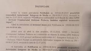Autoritatea nationala pentru protectia consumatorilor. Catastrofele Ecologice Din Prahova Sub Protectia Conferita De Conducerile A P M Prahova Si Garda De Mediu Prahova Incisiv National