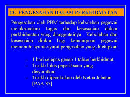 Pengesahan dan keputusan ketua jabatan. Go A Lantikan Dan Kenaikan Pangkat Go B