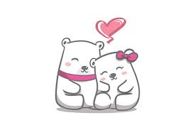 1280 x 720 jpeg 369 кб. Hand Draw Valentine S Day Polar Bear Graphic By Si Jalembe Creative Fabrica