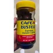 We did not find results for: Cafe Bustelo Instant Coffee Espresso Calories Nutrition Analysis More Fooducate
