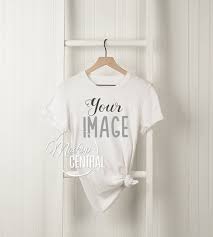 Download T Shirt Mockup On Wall Blank White Tee Fashion Design Stock Photography On Hanger Mock Up Shirt On White Background Jpg Download Clothing Photography Shirt Mockup Fashion Design