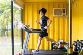 It blends well with the modern style cabinets and the gym equipment. Turning A Shipping Container Into A Home Gym Shipping Container News Containers Direct