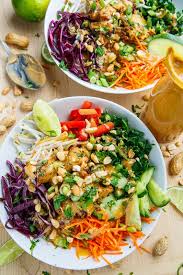 Thai Peanut Chicken Buddha Bowls Recipe Chicken Bowl Recipe Budda Bowl Recipe Healthy Bowls