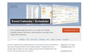 Top 20 Wordpress Events Plugins Wp Template Event Calendar Plugins Schedule Planner
