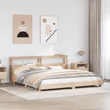 VidaXL Letto senza Materasso 180x200 cm in Legno Massello di Pino