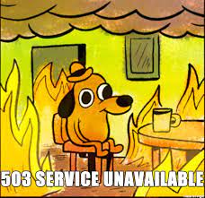 I placed the url erroring into my browser and the file does not exist. 503 Service Unavailable Imgur