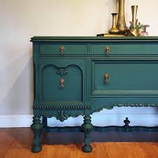 Sold Stunning Antique Buffet In Dark Turquoise Green Vintage Etsy In 2020 Antique Buffet Vintage Sideboard Dining Room Furniture Redo