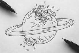 115 Cool Things To Draw That Are Easy Fun For Everyone Planet Drawing Art Drawings Sketch Book