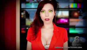 Programming glitches turn Ludella Hahn into a mindless fembot on live TV