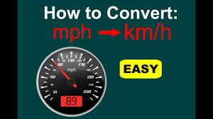 How To Convert Mph To Km H Mph To Kph Easy