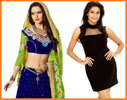Online Shopping Hub Indian Traditional Clothes Vs Western Wear
