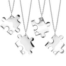 Cross definition, a structure consisting essentially of an upright and a transverse piece, used to execute persons in ancient times. Jigsaw Puzzle Chain Pendant 4 Pieces Stainless Steel Friends Family Silver Ebay