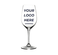 Riedel Restaurant 13oz Riesling/Zinfandel Wine Glass Decorated