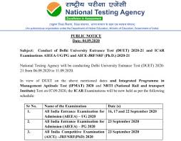 Aug 25, 2021 · icar aiee 2021 ug exam will be conducted on september 7, 8 and 13. Nta Announces New Icar Aieea 2020 Exam Dates For Ug And Pg Admissions