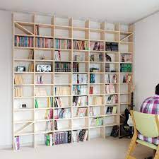 楽天市場 本棚 大容量 おしゃれ 大きな シェルフ ラック 収納 本 本収納 収納家具 壁 壁一面 家具 本収納 本棚収納 壁面 木製 薄型 文庫本 コミック マンガ 漫画 送料無料 縦11コマ 横 5コマ slf lr 1800 2400 ex 壁面収納 収納棚 マルゲリータ本棚 cdラック収納 本棚