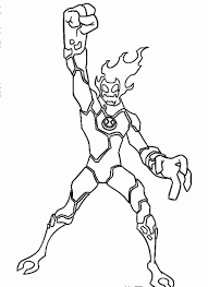As long as ben's experience in alien combat increases, the stronger the omnitrix's stored energy becomes, the more and stronger alien heroes the omnitrix can summon to fight with ben. Coloring Online Ben 10 Coloring Pages For Kids