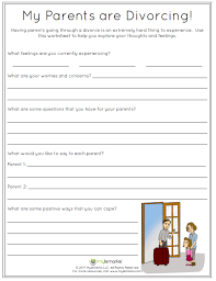 Check Out This Printable By Mylemarks To Help Speak With Children About Divorce See All Of Our Re Counseling Kids Family Therapy Activities Divorce Counseling