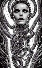 Perfectly centered portrait