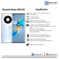 Gadget Fanboy - Huawei Mate 40E 4G ...