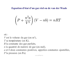 Un gaz est dit parfait quand les interactions entre les différentes molécules peuvent être considérées comme nulles. Cours De Thermodynamique Ppt Telecharger