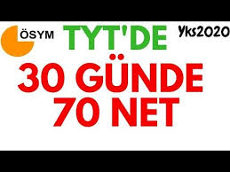 Tytde 30 Gunde 70 Net Kesin Nasil Mi Mutlaka Izle Tyt Ayt Yks Youtube Matematik Kimya Youtube