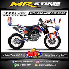 Gambar lucu hitam putih dp bbm jomblo via. Jual Decal Stiker Motor Ktm 250 New Grafis Modify Striping Trail Trabas Kab Klaten Mr Stiker Tokopedia
