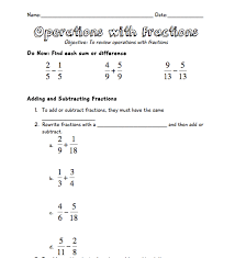 The 'p' or 'b' in the acronym stands for parentheses or brackets. Operations With Fractions Review Tothesquareinch
