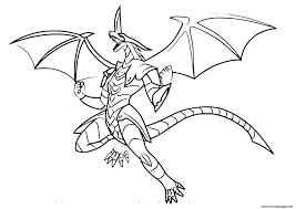 Online coloring pages based on kid's television shows and comic series have been popular throughout the world over a long time. Drago Leader Of The Bakugan Coloring Pages Printable