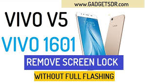 Mistype the password for 5 times; Remove Pattern Lock Vivo V5 Vivo 1601