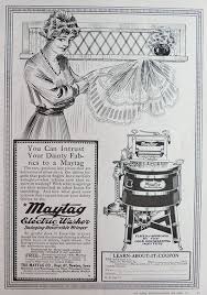 42 results for machine maytag washing vintage. 1916 Antique Maytag Washing Machine Ad Intrust Dainty Fabrics Vintage Appliance Ads