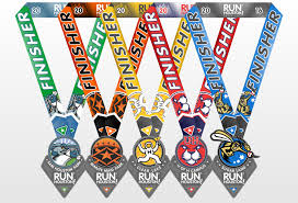 Run Houston Race Series Running Medals Race Medal Virtual Run