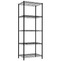 A simple unit can be enough storage for a limited space or the foundation for a larger storage solution if your needs change. Black Metal Shelving Unit Wayfair